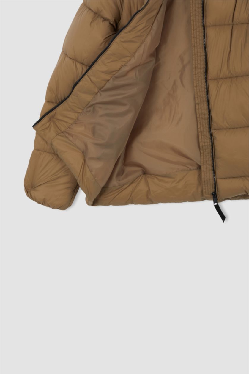 Женщины Визон Куртка свободного кроя для женщин