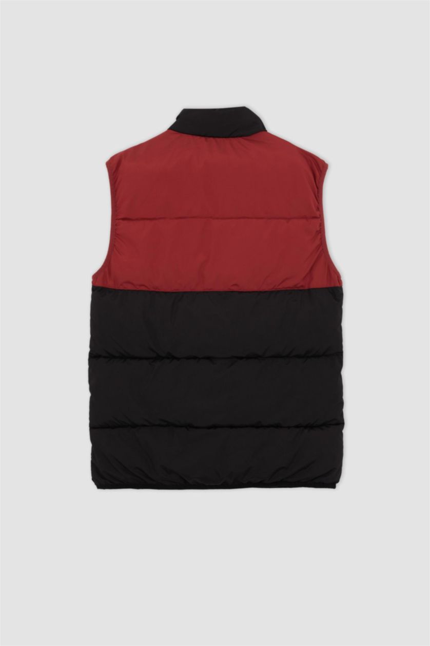 MAN Dark Red Defacto Fit Slim Fit Vest