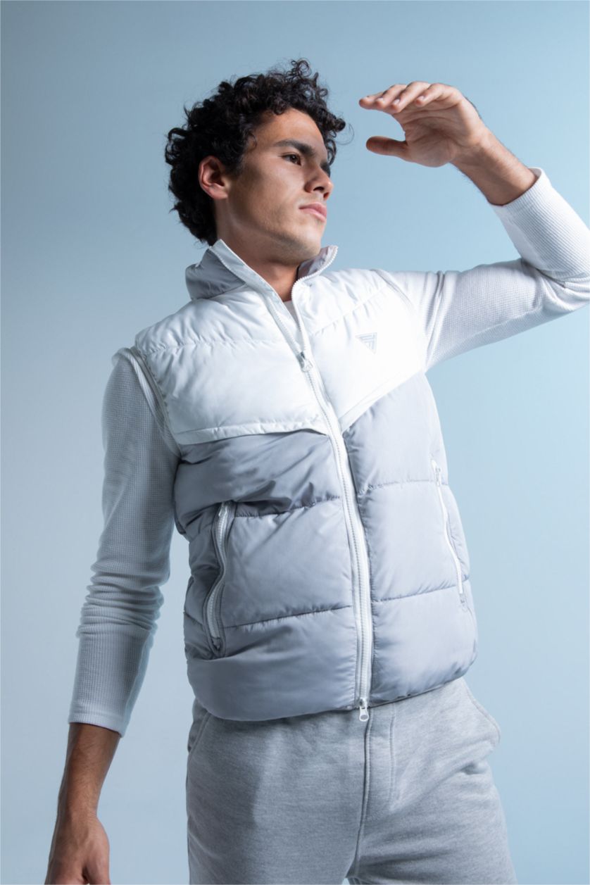 رجالي أبيض فيست سليم فيت  بطانة صناعية