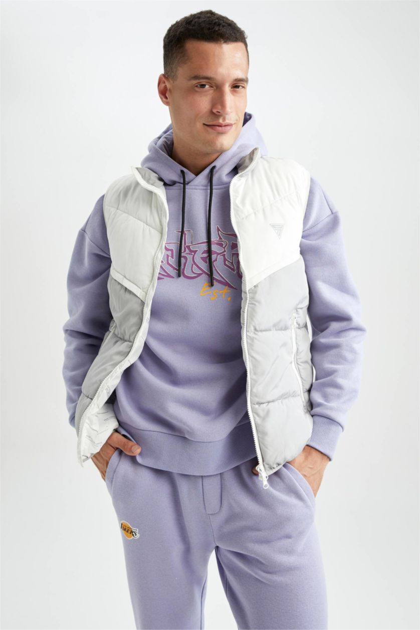 رجالي أبيض فيست سليم فيت  بطانة صناعية