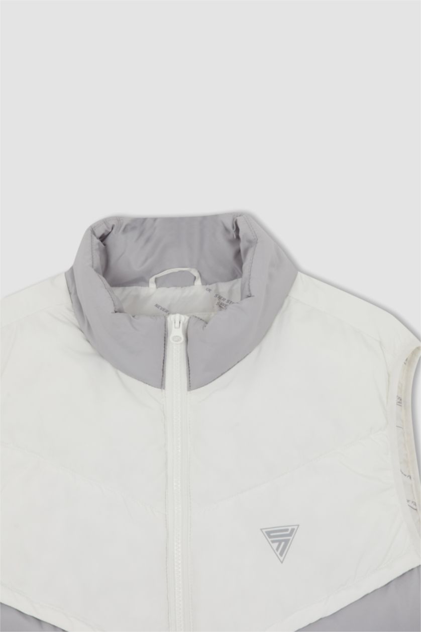 رجالي أبيض فيست سليم فيت  بطانة صناعية