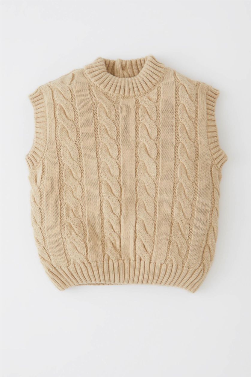 BABY BOY Beige Baby Boy Regular Fit Vest