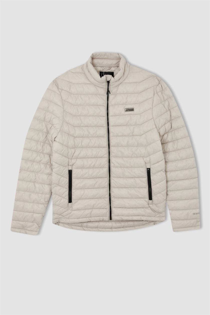 Erkek Taş DeFactoFit Slim Fit Mont