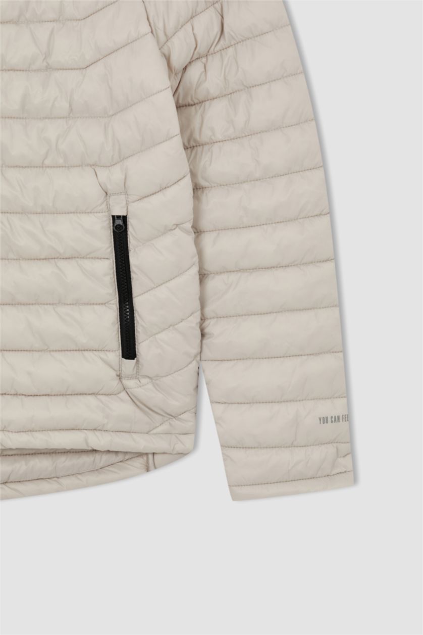 Erkek Taş DeFactoFit Slim Fit Mont