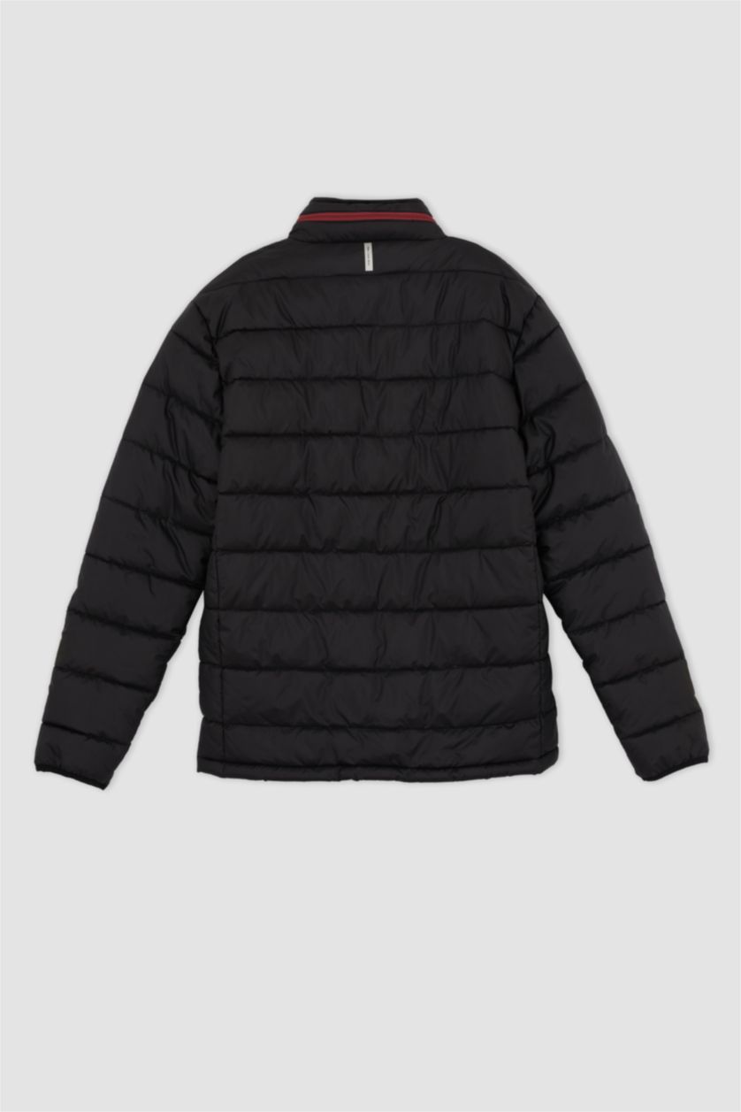 HOMME Noir Veste İmperméable Coupe Slim