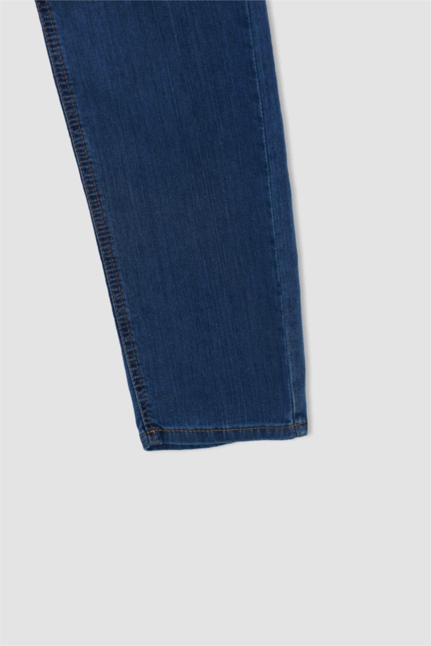 Erkek Mavi Sergio Regular Fit Normal Kalıp Normal Bel Boru Paça Jean Pantolon