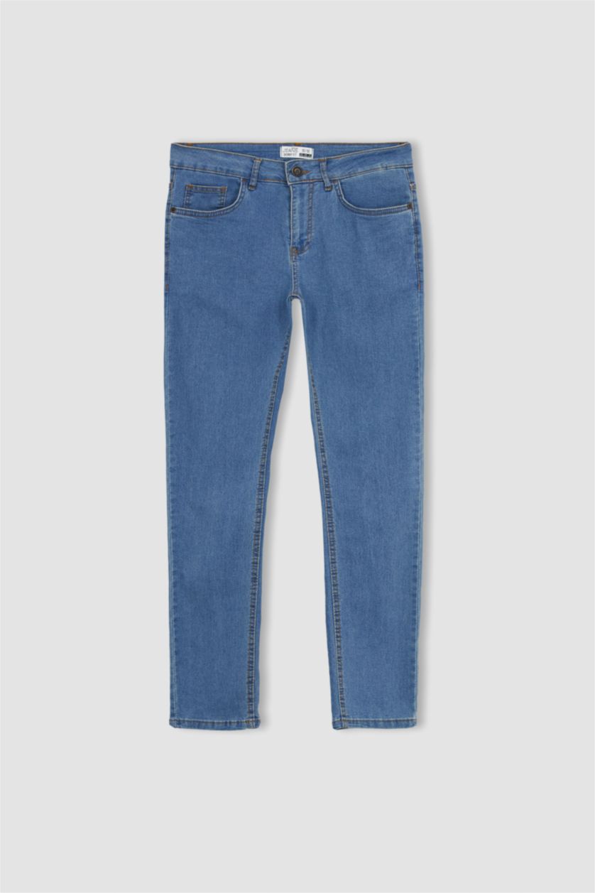 HOMME Bleu Pantalon CARLO - Coupe skinny en denim