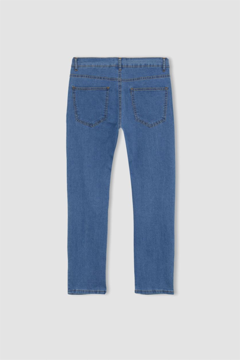 HOMME Bleu Pantalon CARLO - Coupe skinny en denim
