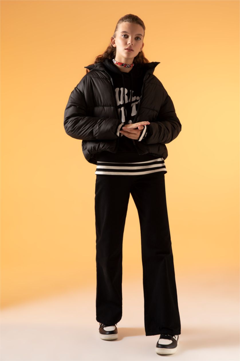 Женщины Черный Куртка свободного кроя для женщин