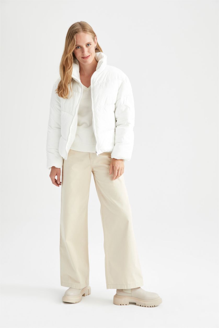 Женщины Белый Куртка свободного кроя для женщин