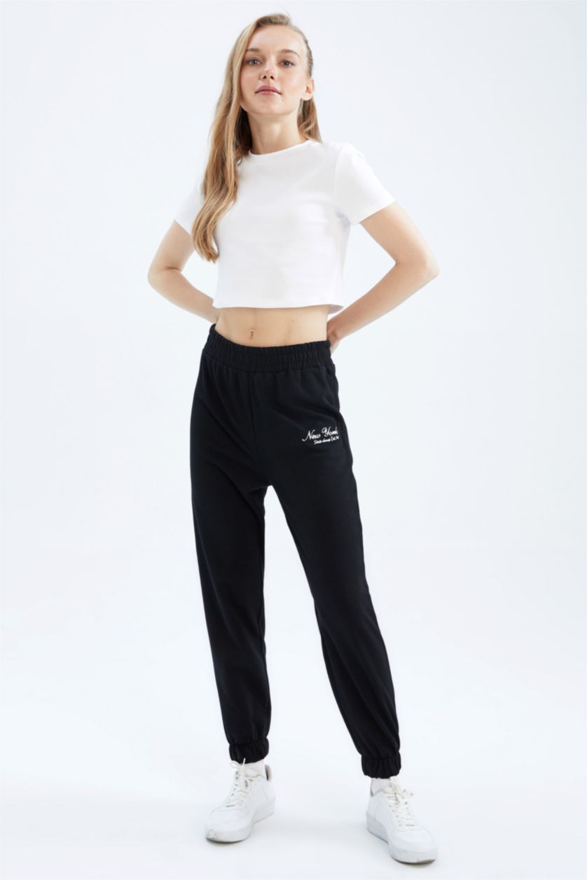 WOMAN Black jogger Trousers
