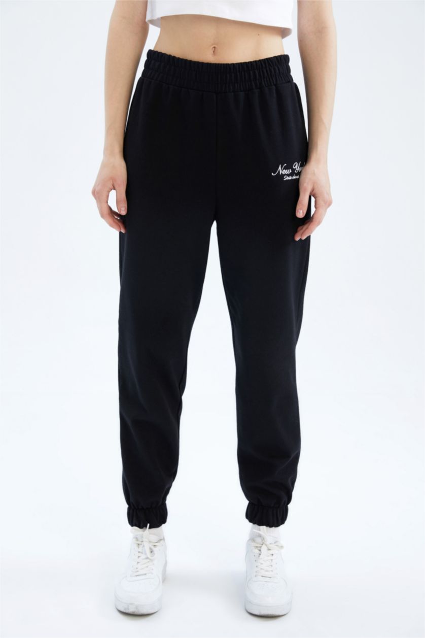 WOMAN Black jogger Trousers