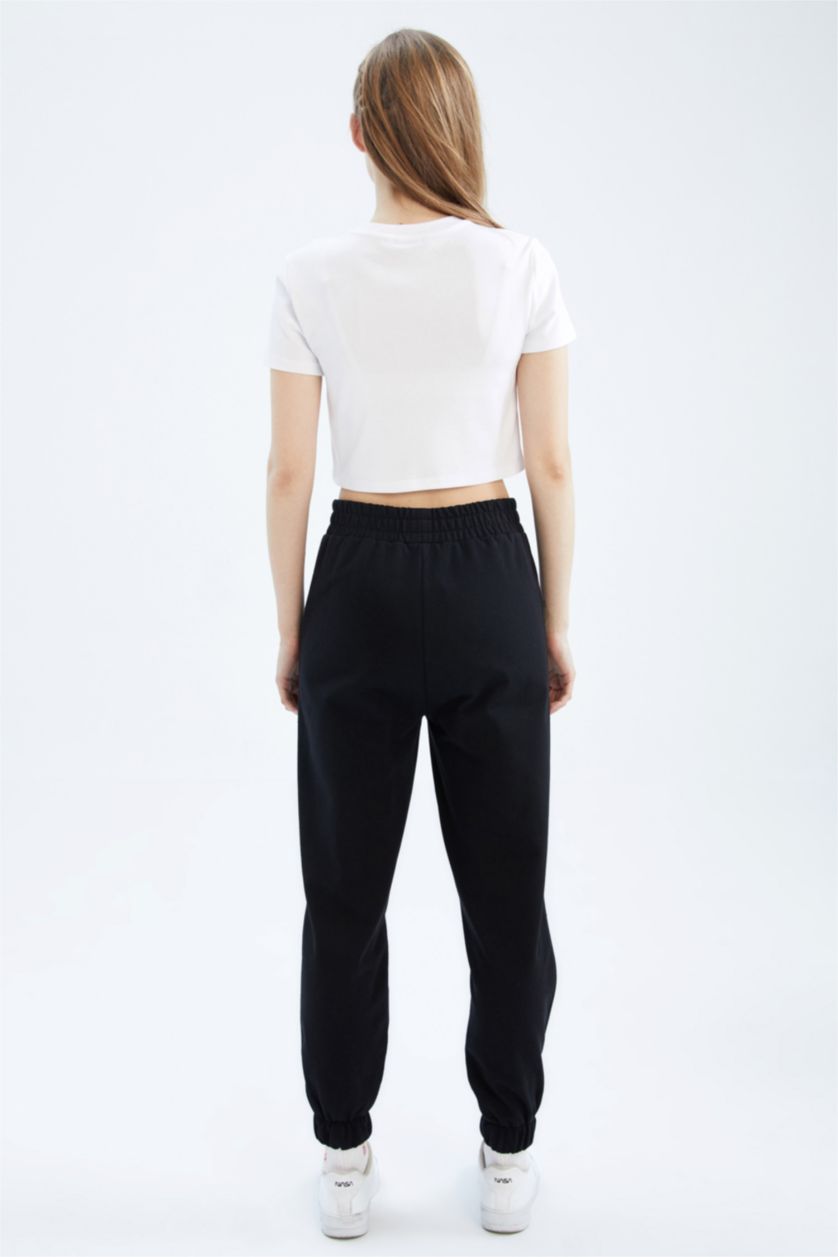 WOMAN Black jogger Trousers