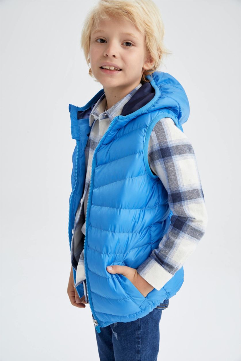 BOYS & TEENS Royal Boy Hooded Vest
