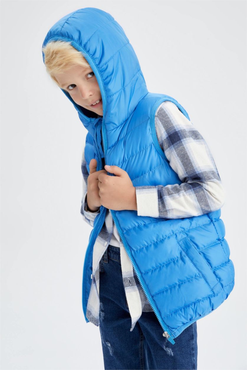 BOYS & TEENS Royal Boy Hooded Vest
