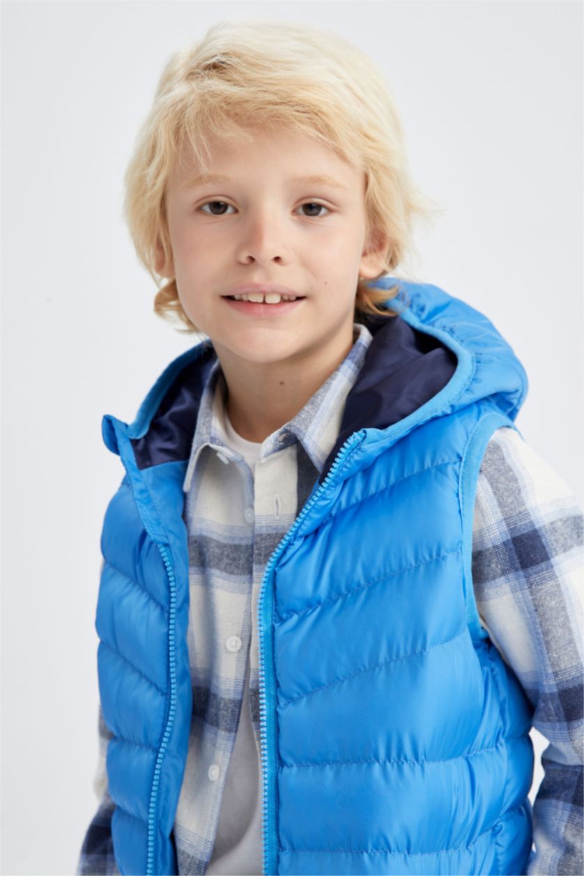 BOYS & TEENS Royal Boy Hooded Vest