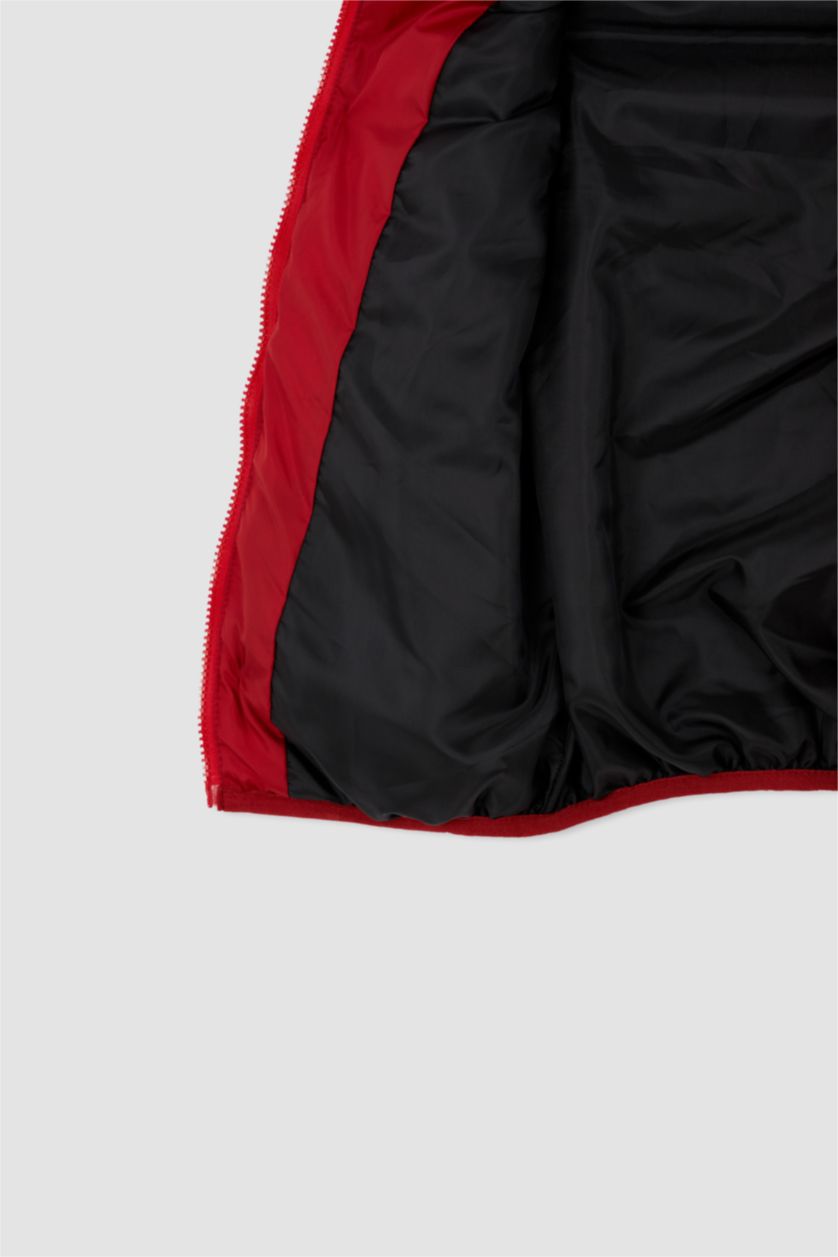 Мальчики и подростки Красный Жилет стандартного кроя для мальчиков