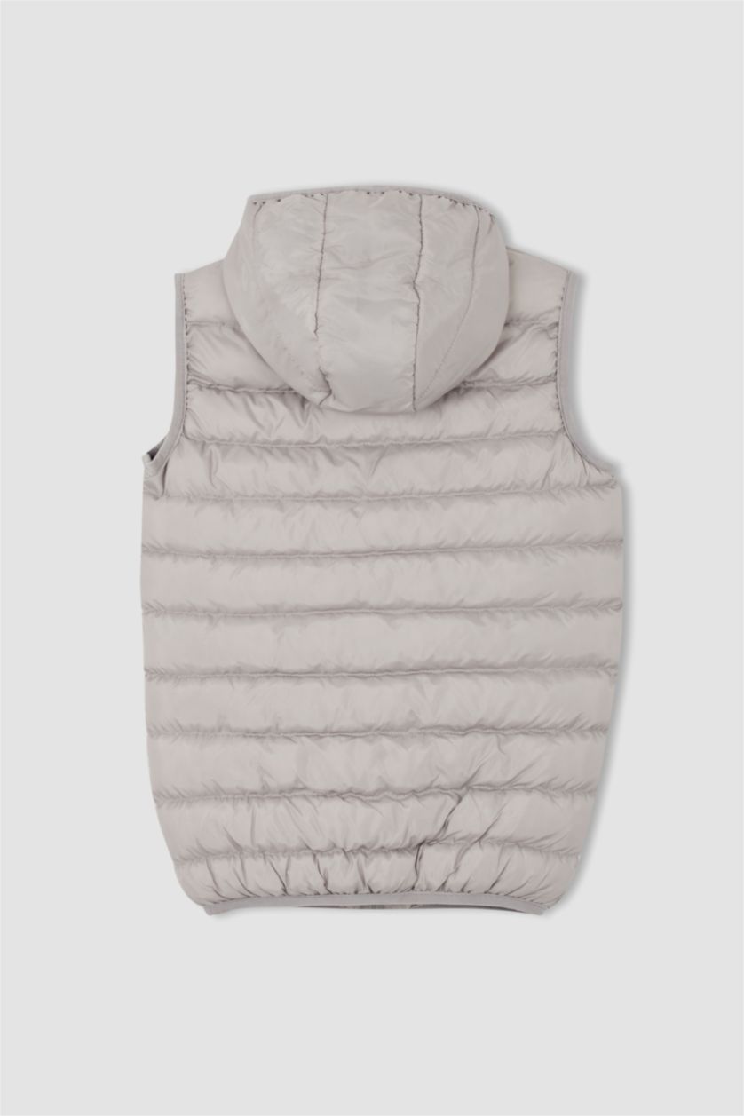 Мальчики и подростки Светло-серый Жилет стандартного кроя для мальчиков
