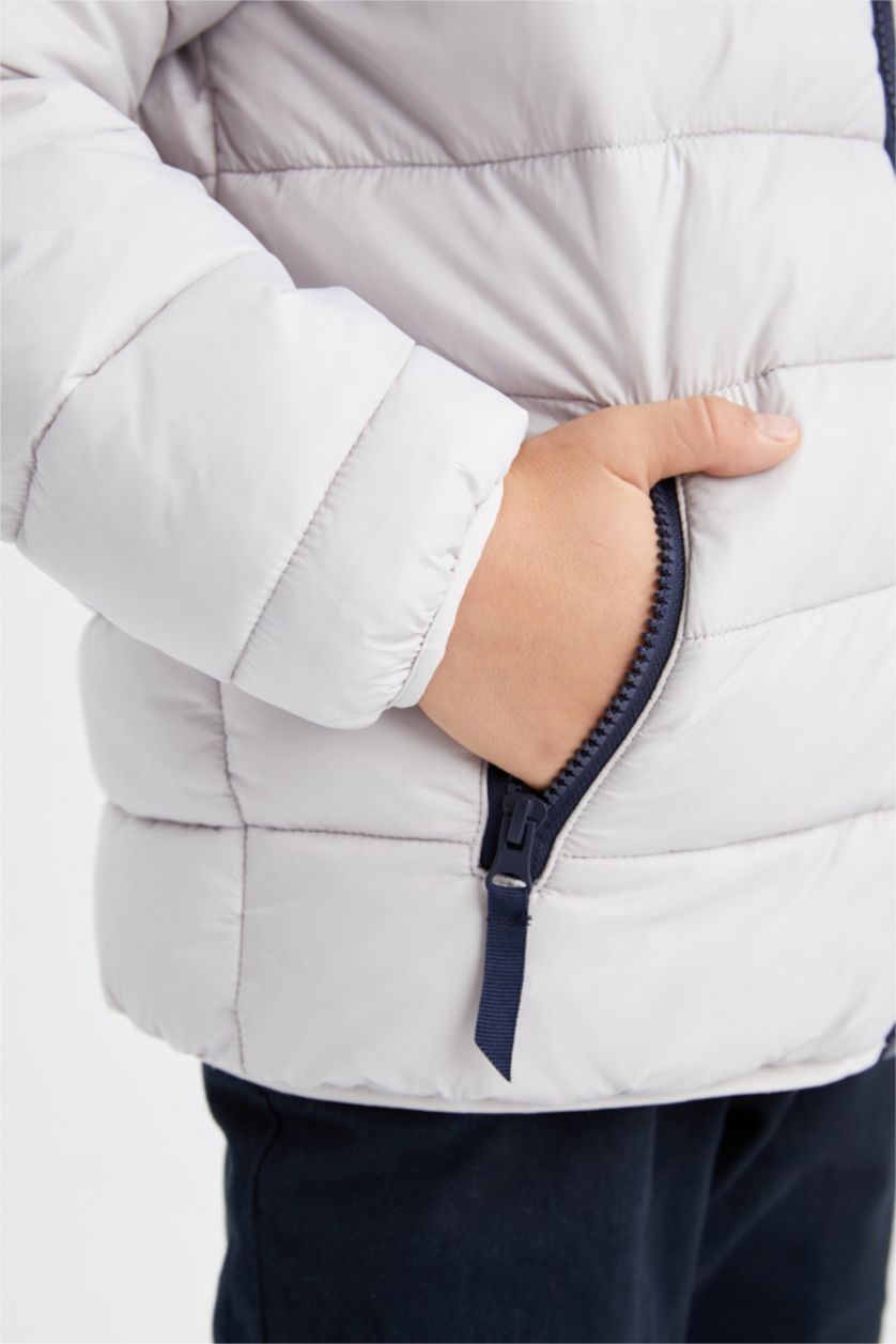 Мальчики и подростки Синий Куртка стандартного кроя для мальчиков