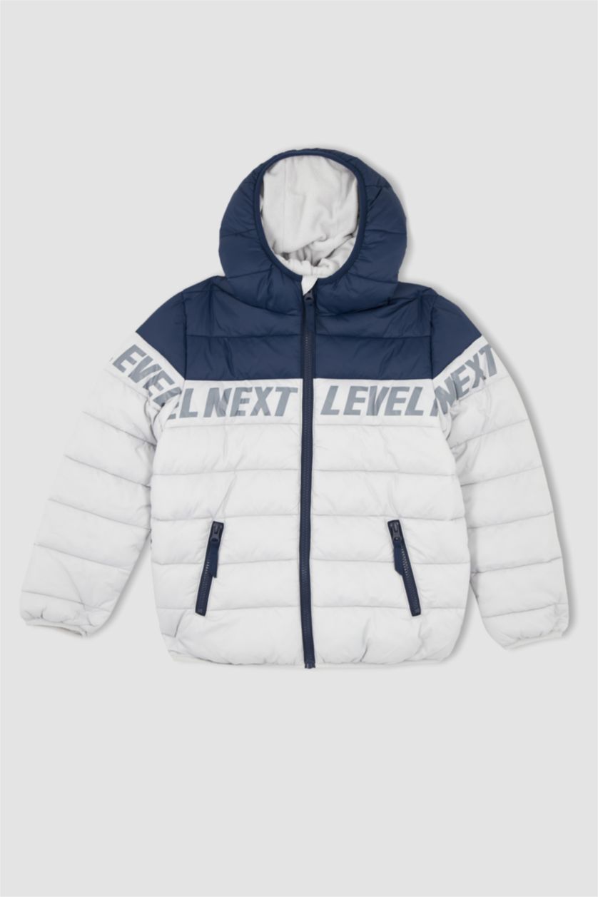 Мальчики и подростки Синий Куртка стандартного кроя для мальчиков