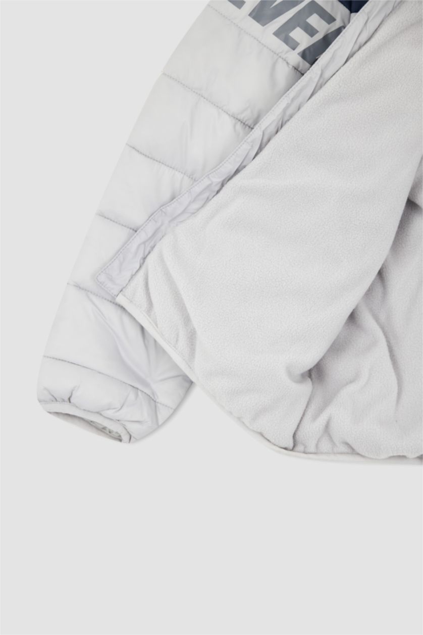 Мальчики и подростки Синий Куртка стандартного кроя для мальчиков