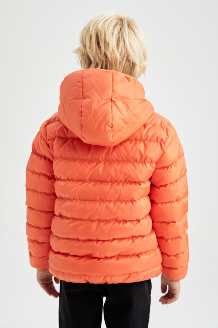 Мальчики и подростки Оранжевый Куртка стандартного кроя для мальчиков
