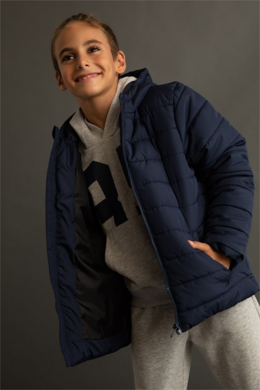 Мальчики и подростки Индиго Куртка стандартного кроя для мальчиков