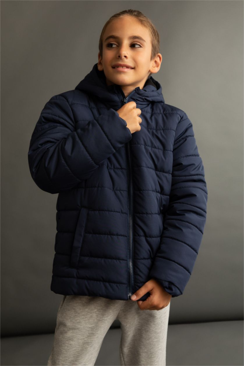 Мальчики и подростки Индиго Куртка стандартного кроя для мальчиков