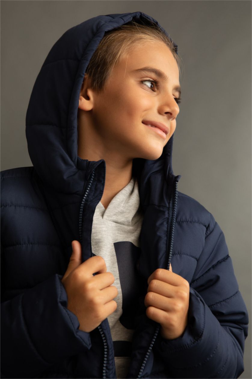 Мальчики и подростки Индиго Куртка стандартного кроя для мальчиков