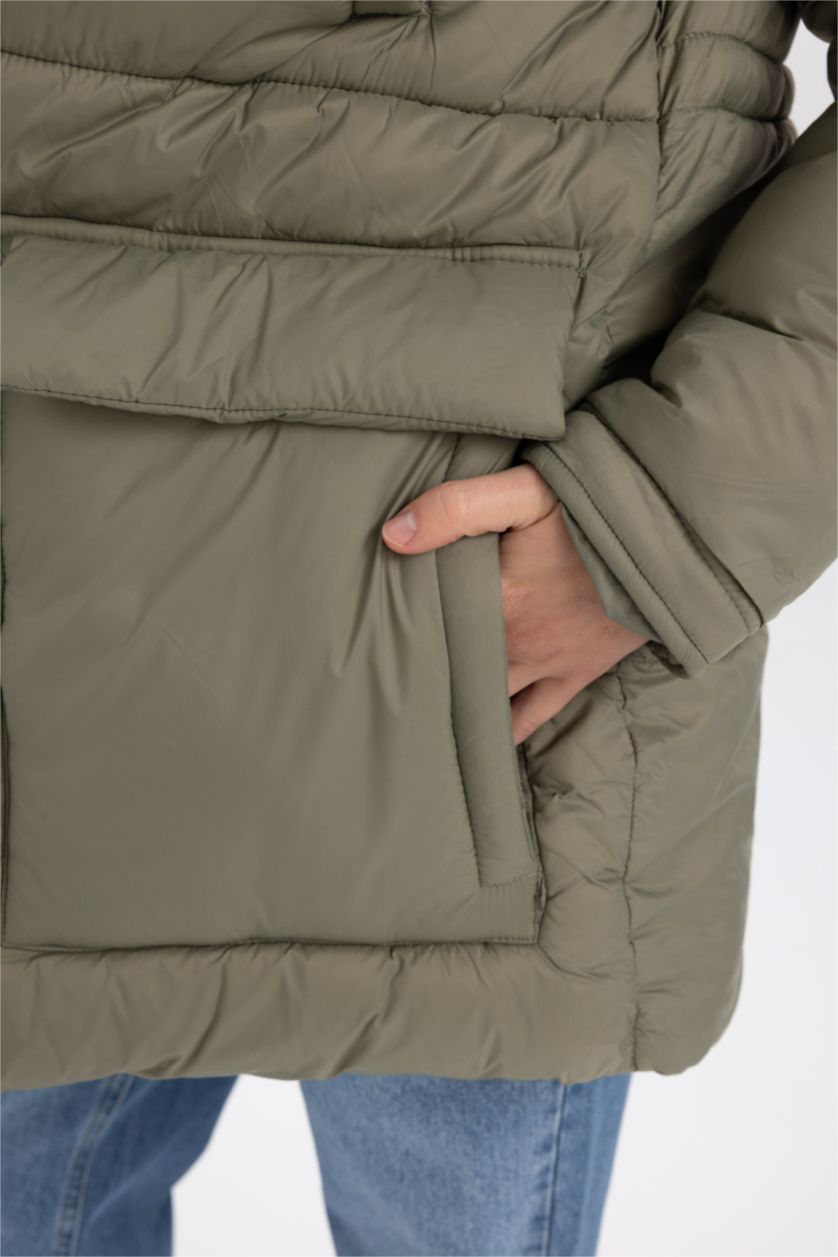Kadın Haki Parka