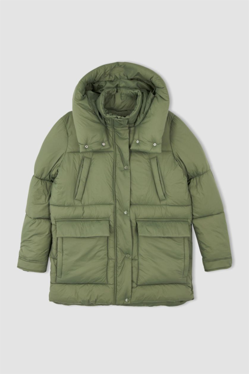 Kadın Haki Parka