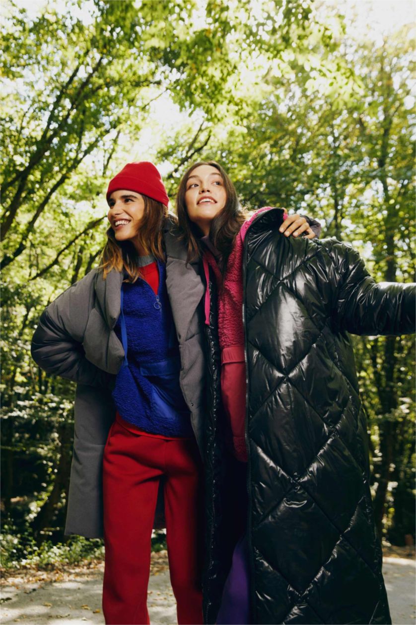 WOMAN Black Thermal Insulated Waterproof Oversize Fit Long Puffer Jacket