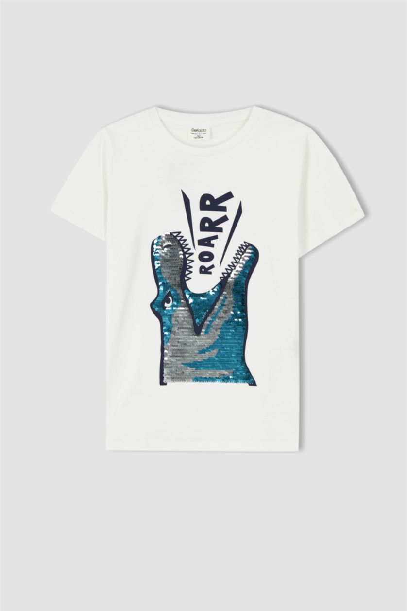 Мальчики и подростки Белый Футболка с коротким рукавом для мальчиков