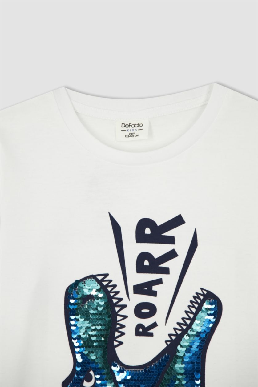 Мальчики и подростки Белый Футболка с коротким рукавом для мальчиков