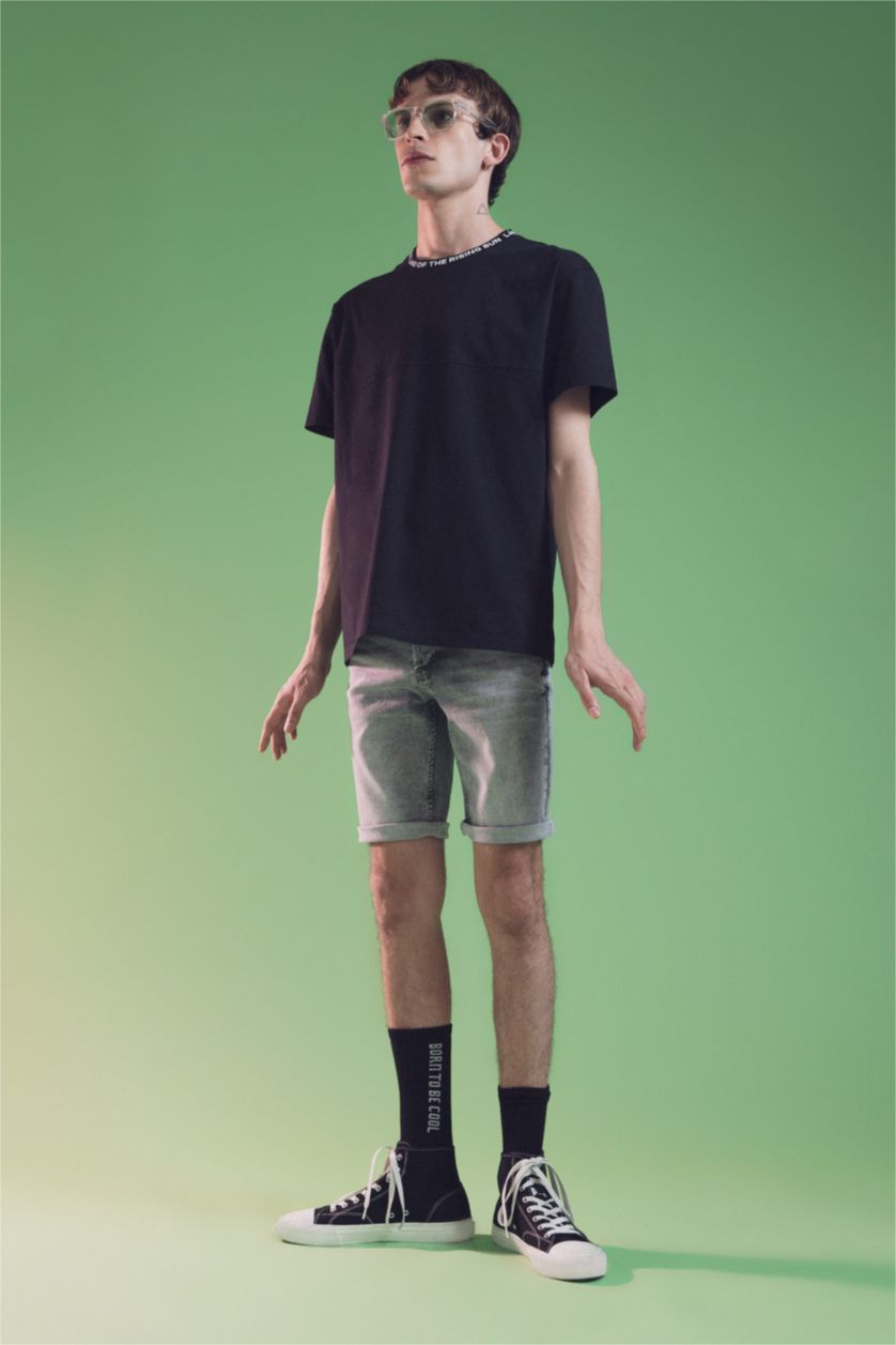 رجال رمادي فاتح Skinny Fit