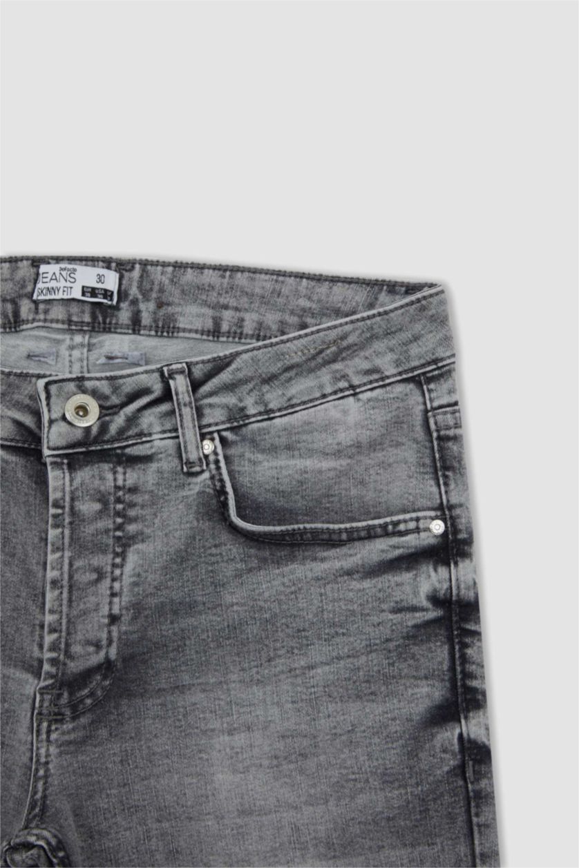 رجال رمادي فاتح Skinny Fit