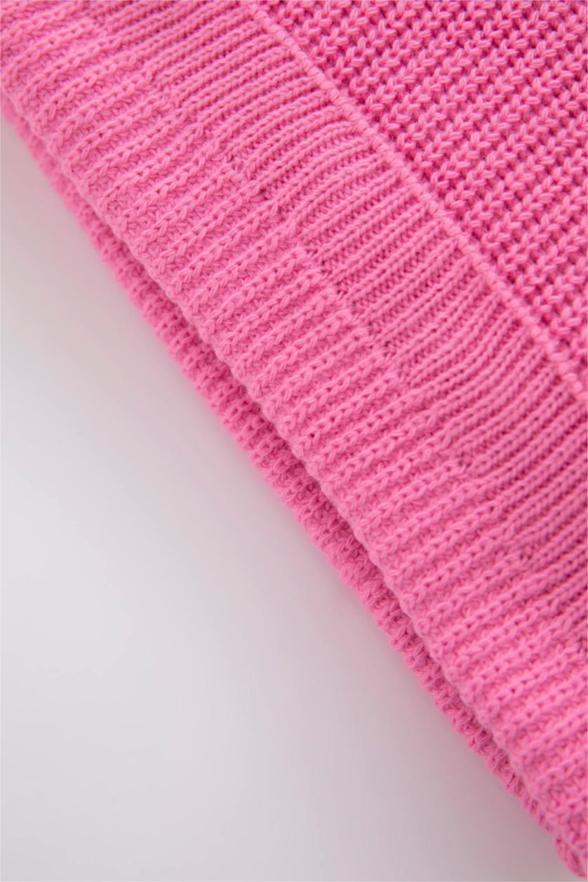 BÉBÉ FILLE Bordeaux Pull coupe régulière Col Rond Pour Bébé Fille