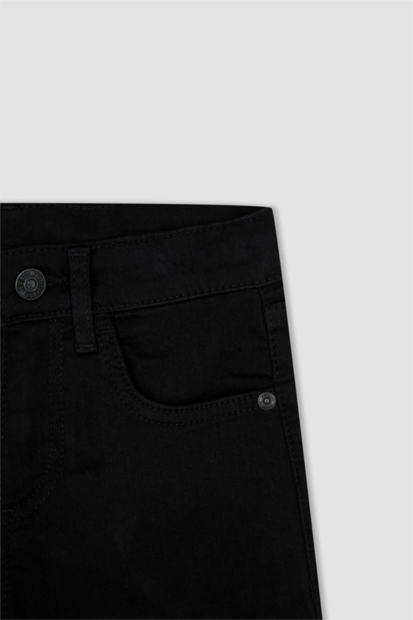Erkek Çocuk - Genç Erkek Siyah Erkek Çocuk Jean Okul Pantolonu