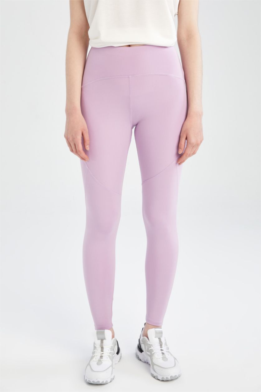 Женщины Сиреневый High Waist Sport Leggings