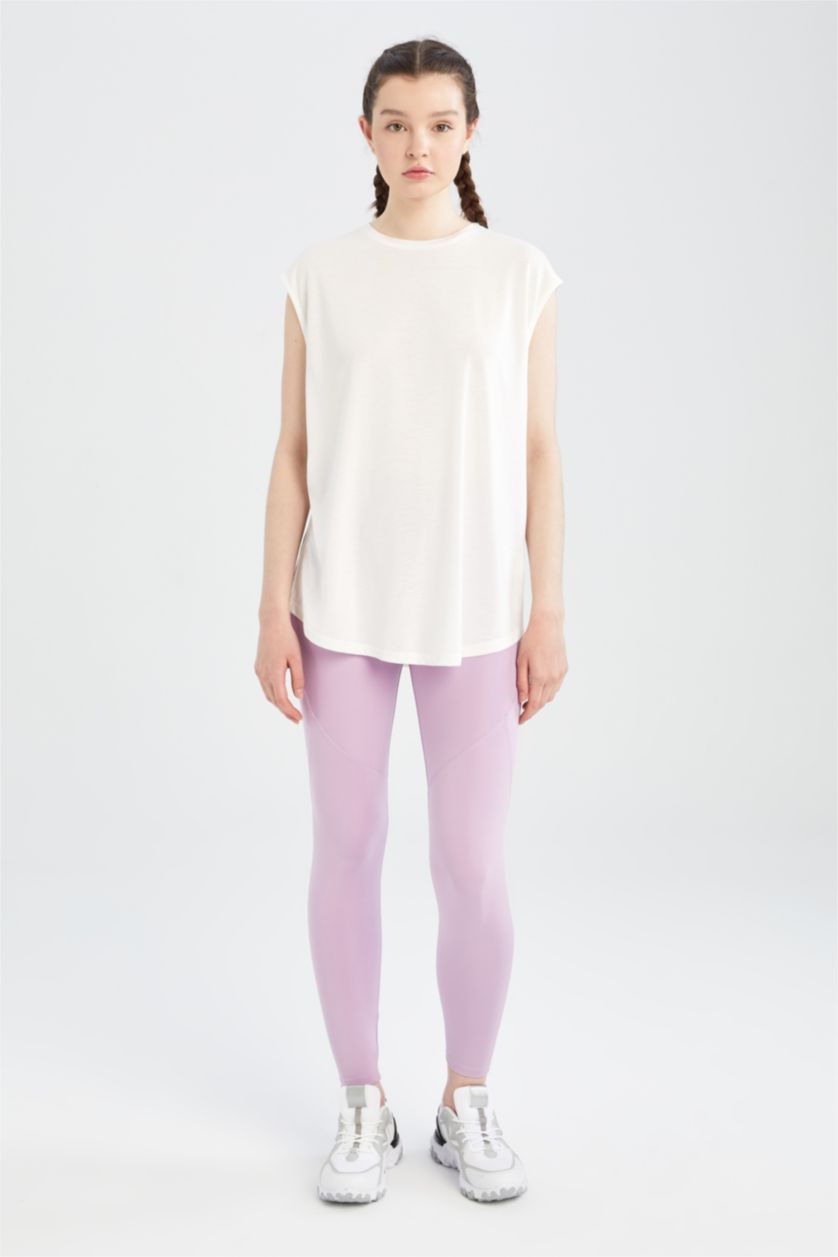 Женщины Сиреневый High Waist Sport Leggings