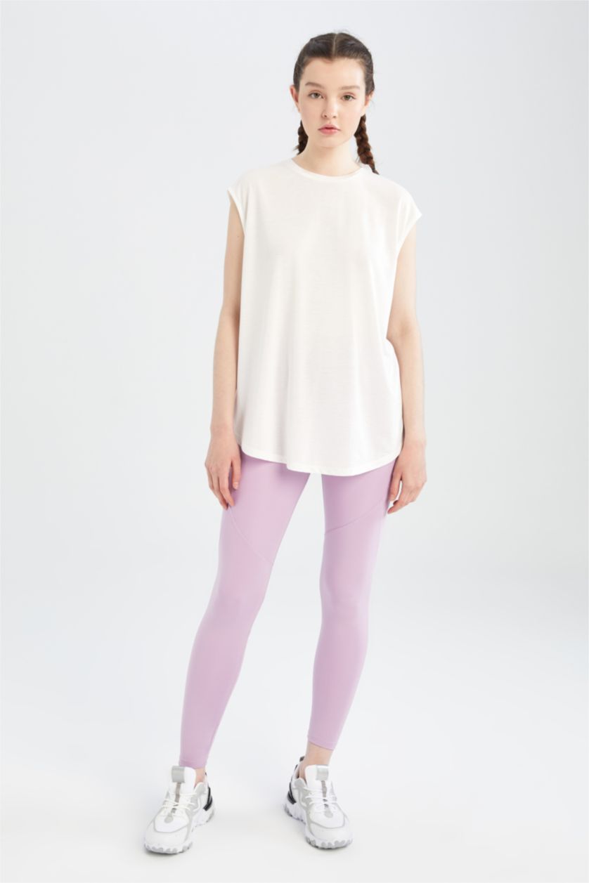 Женщины Сиреневый High Waist Sport Leggings