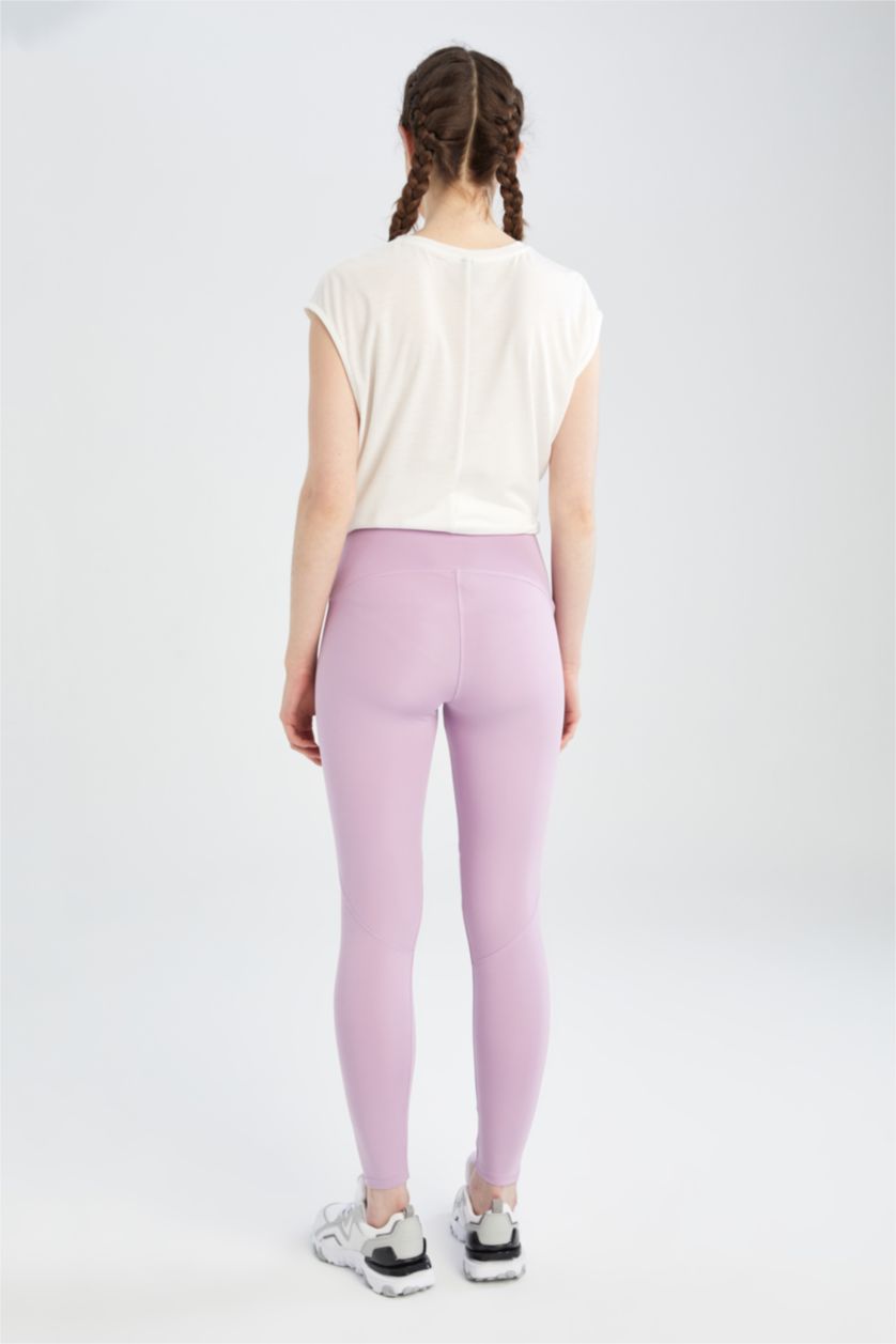 Женщины Сиреневый High Waist Sport Leggings