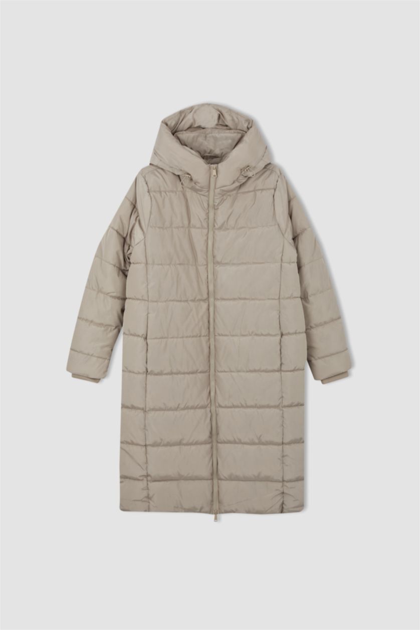 Kadın Ekru Parka