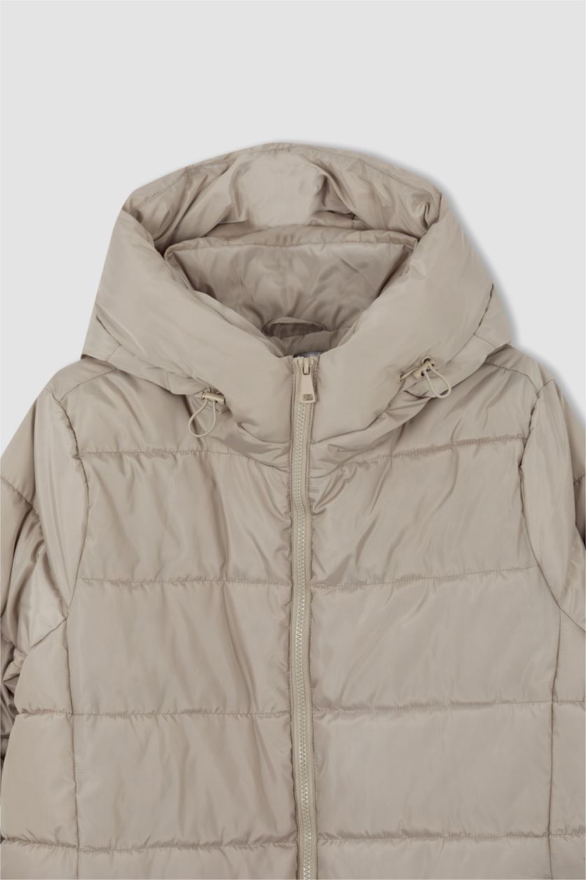 Kadın Ekru Parka