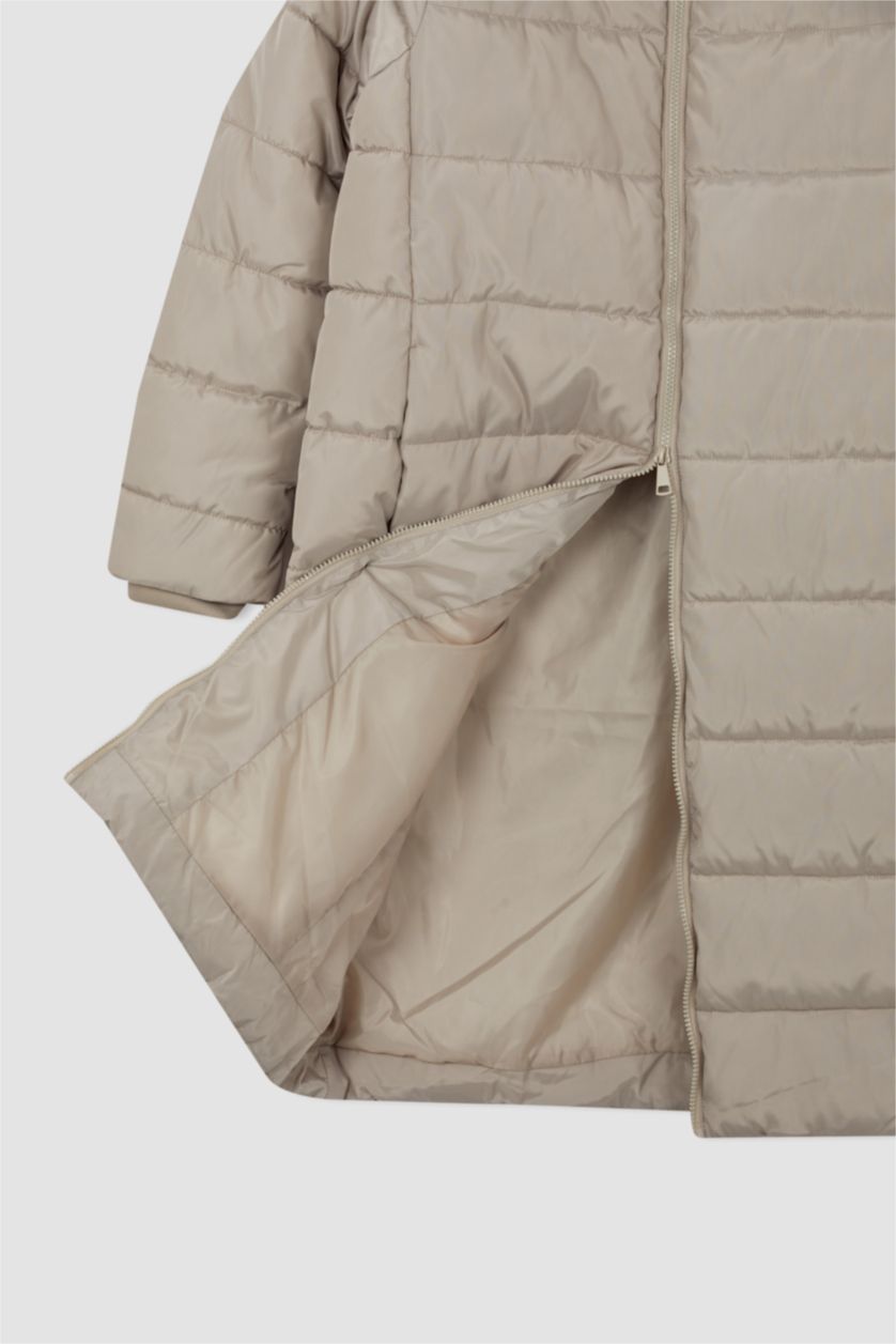 Kadın Ekru Parka
