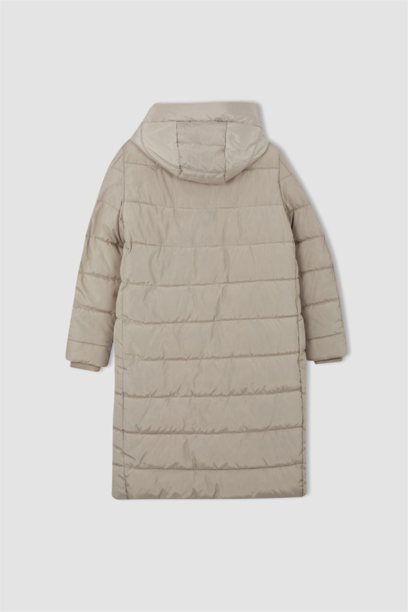 Kadın Ekru Parka