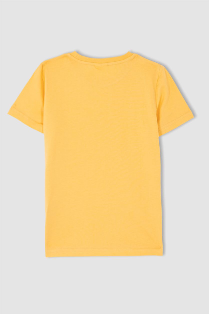 GARÇONS Orange Ensemble En Tricot Col rond Manche Courte 2 Garçon