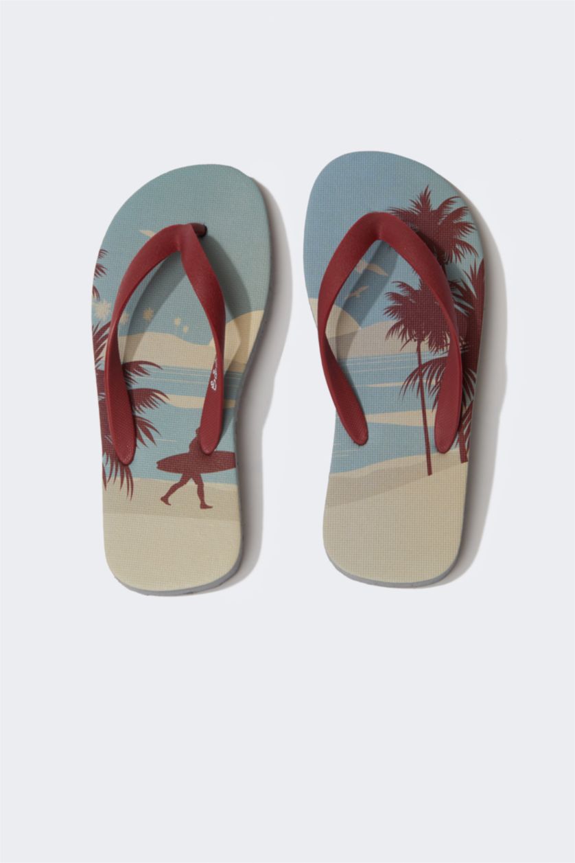 رجال بيج شبشب رجالي بكعب مسطح