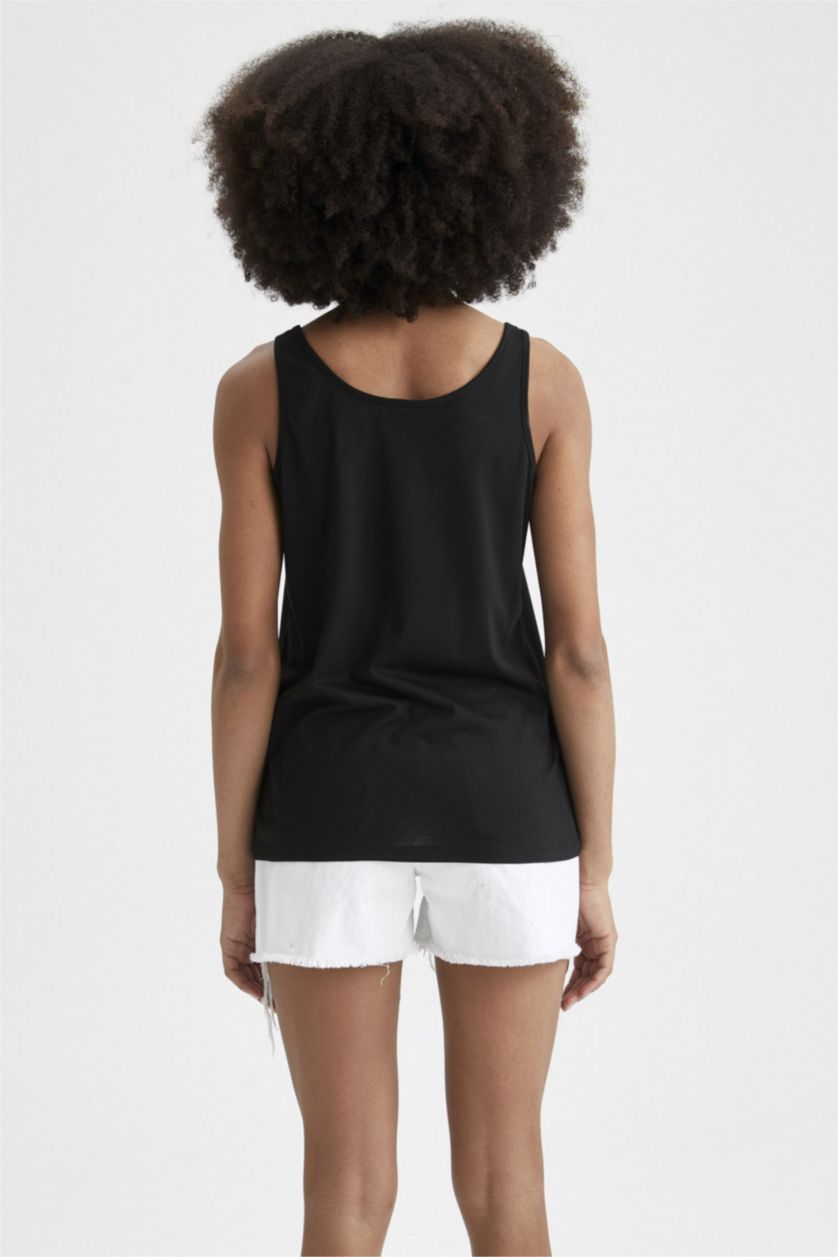 FEMME Noir Coupe Régulière