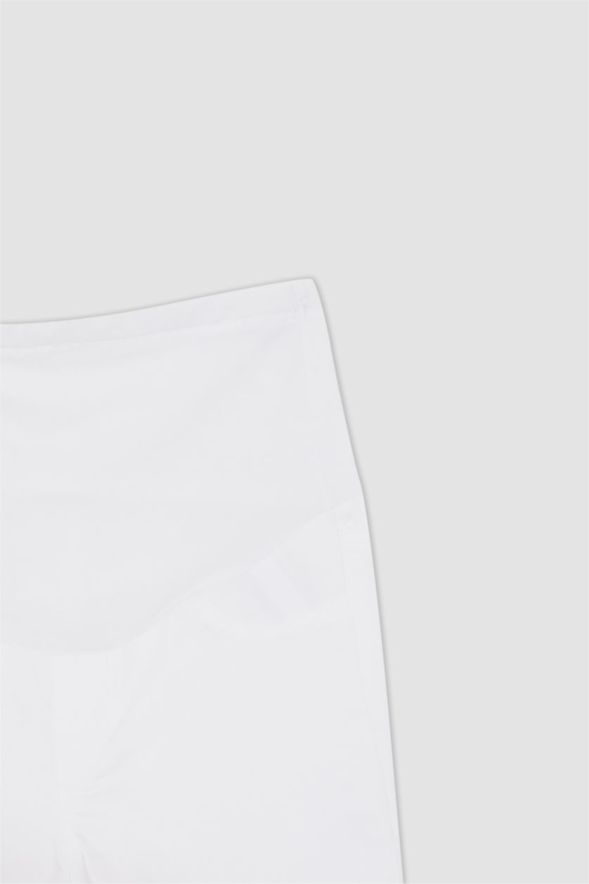 Женщины Белый Брюки скинни фит для беременных